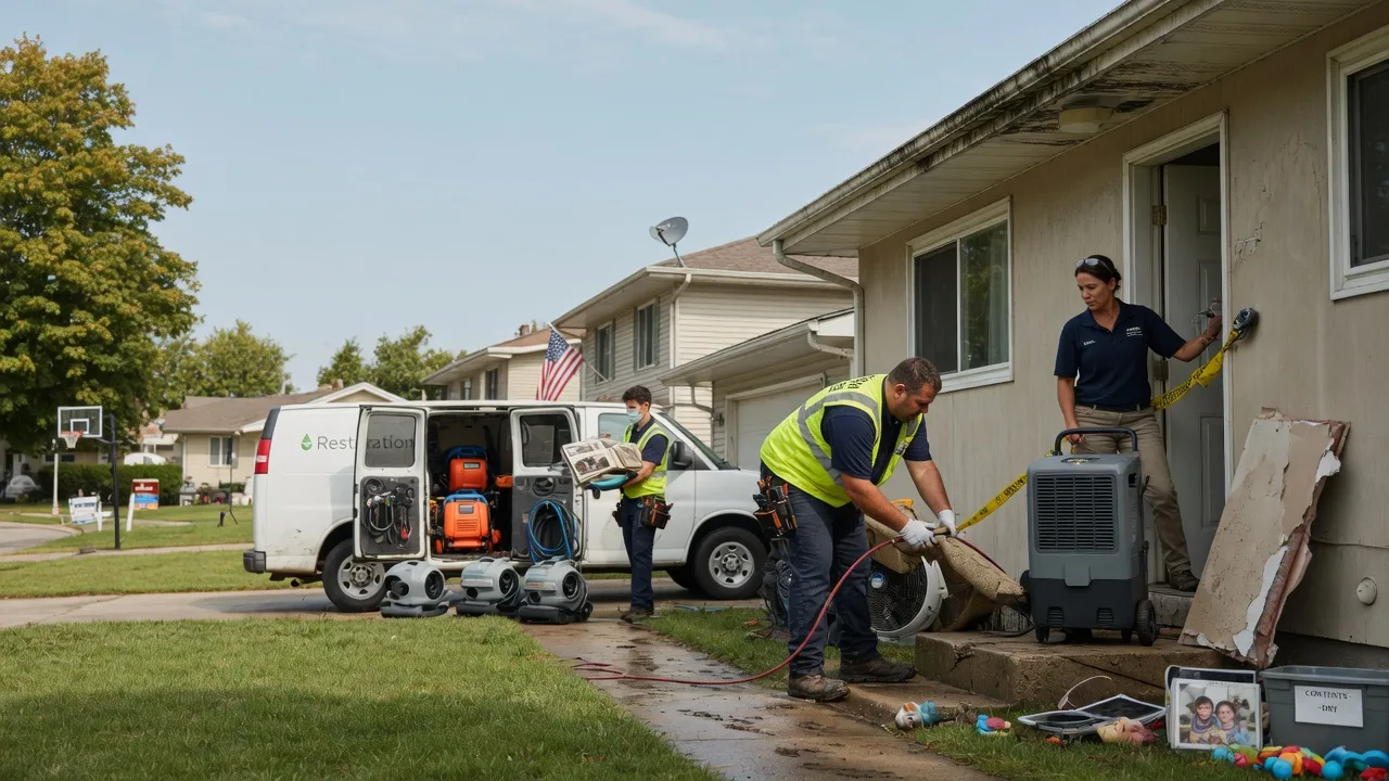 Water Damage Restoration in Minier, IL near me